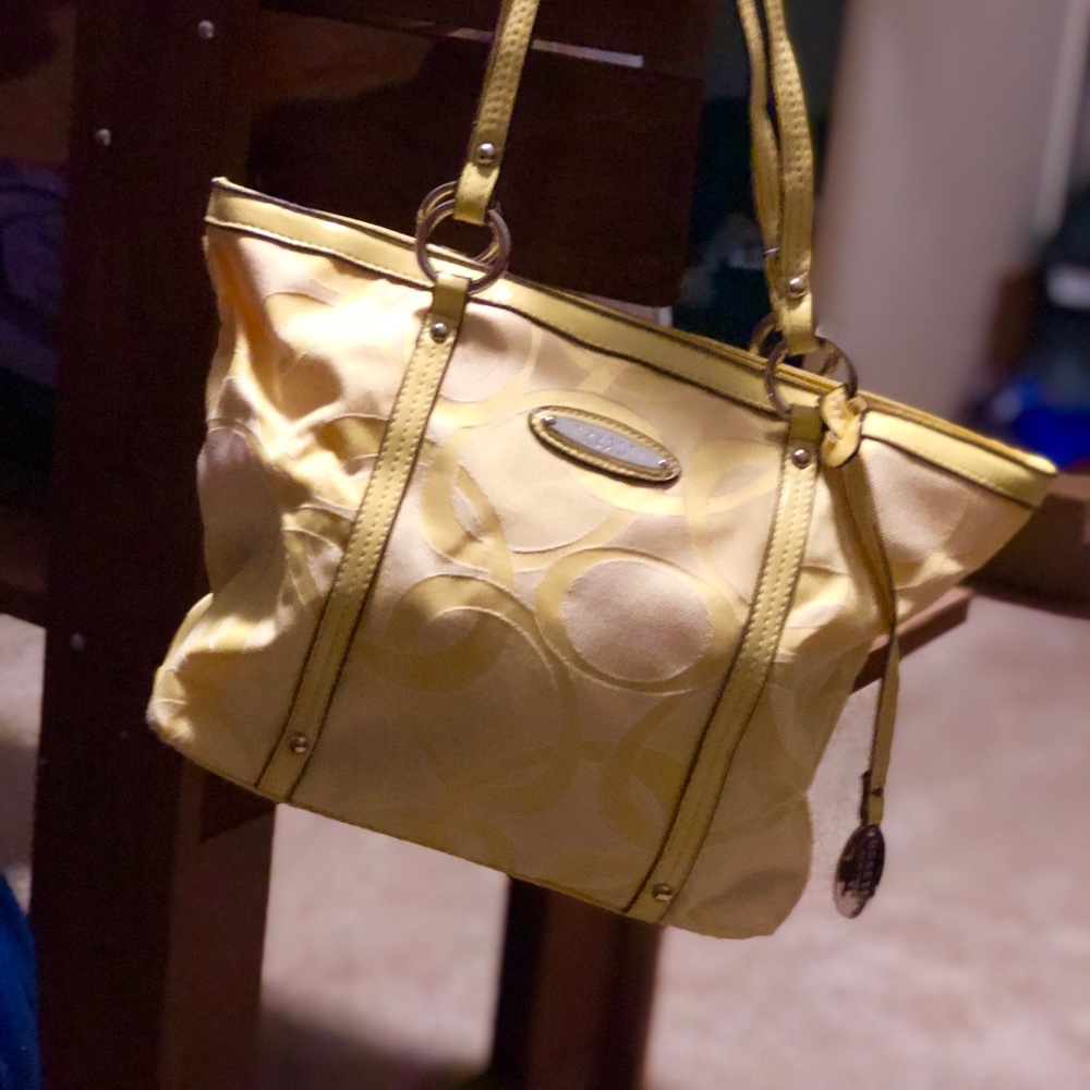 Yellow mini shoulder bag